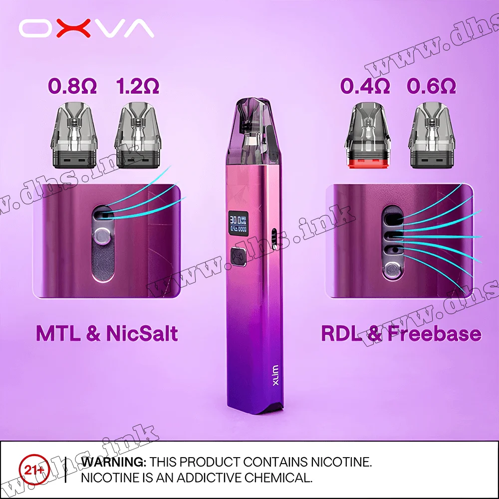 Багаторазова електронна сигарета - OXVA Xlim Classic Edition Pod Kit 1000 мАг (Gradient Green)